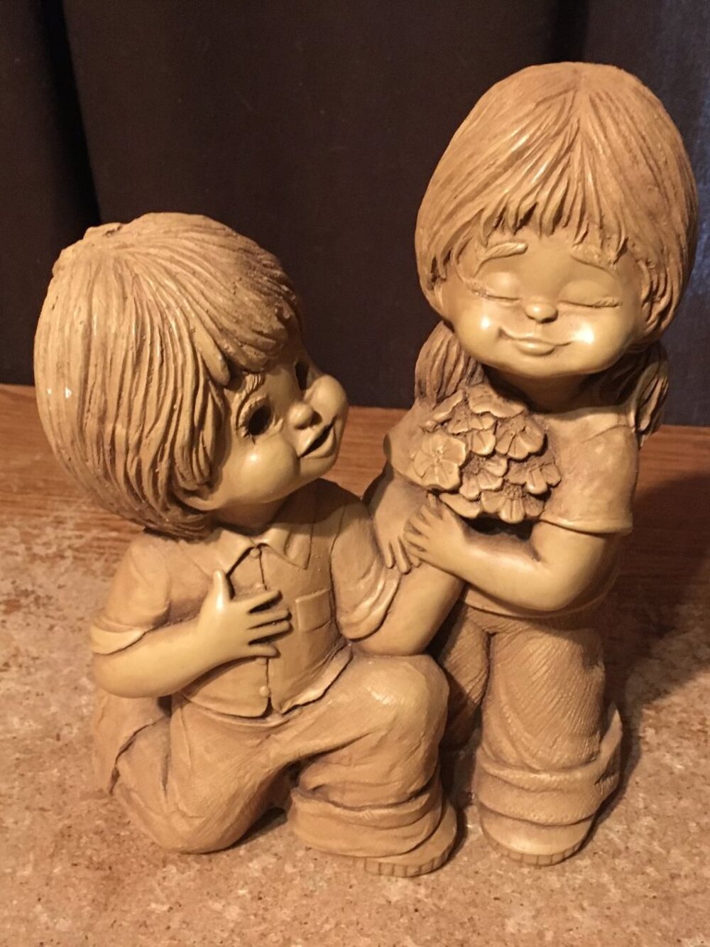 FANNYKINS FIGURINE BILL MACK SOLAR STATUARY THE PROPOSAL BOY AND GIRL